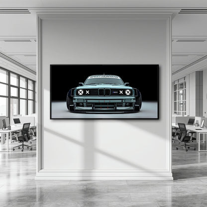 BMW M3 Canvas Print– Vintage Car Wall Art-BMW Wall Decor Cars