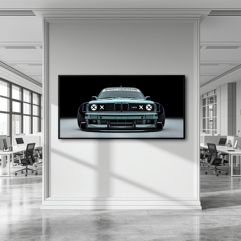 BMW M3 Canvas Print– Vintage Car Wall Art-BMW Wall Decor Cars