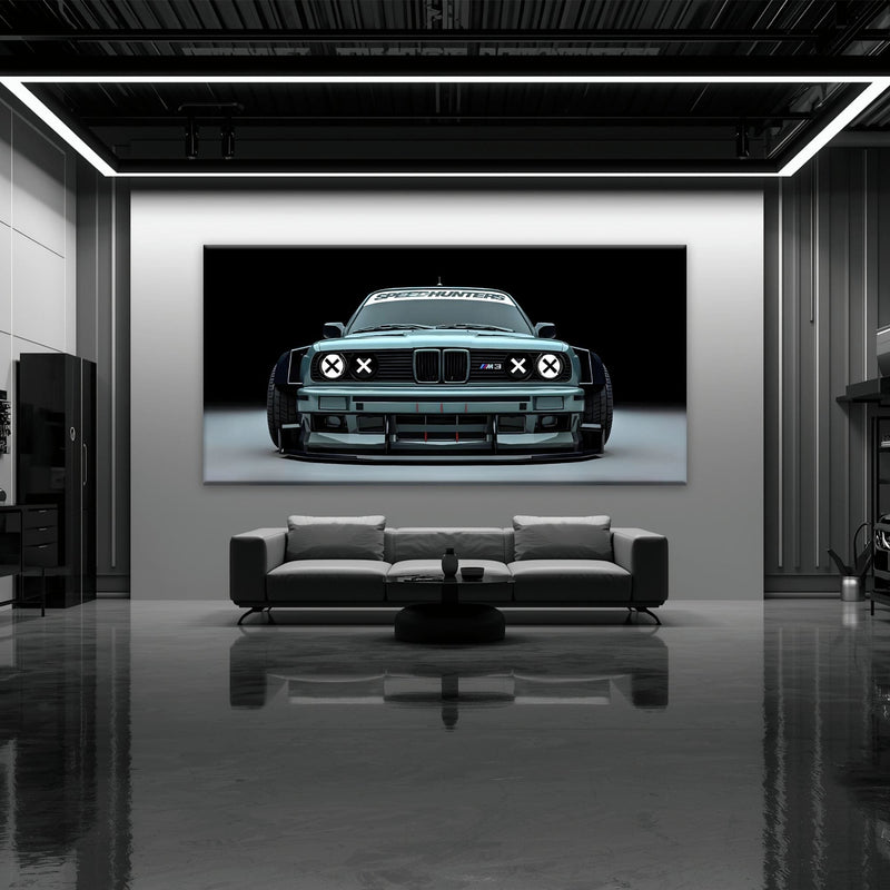 BMW M3 Canvas Print– Vintage Car Wall Art-BMW Wall Decor Cars