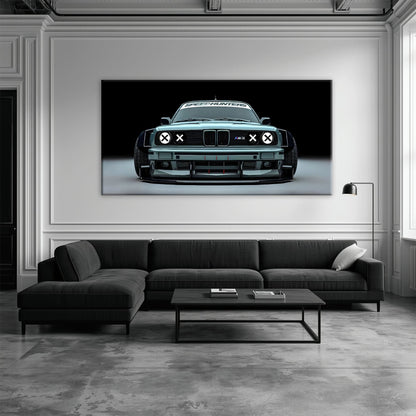 BMW M3 Canvas Print– Vintage Car Wall Art-BMW Wall Decor Cars
