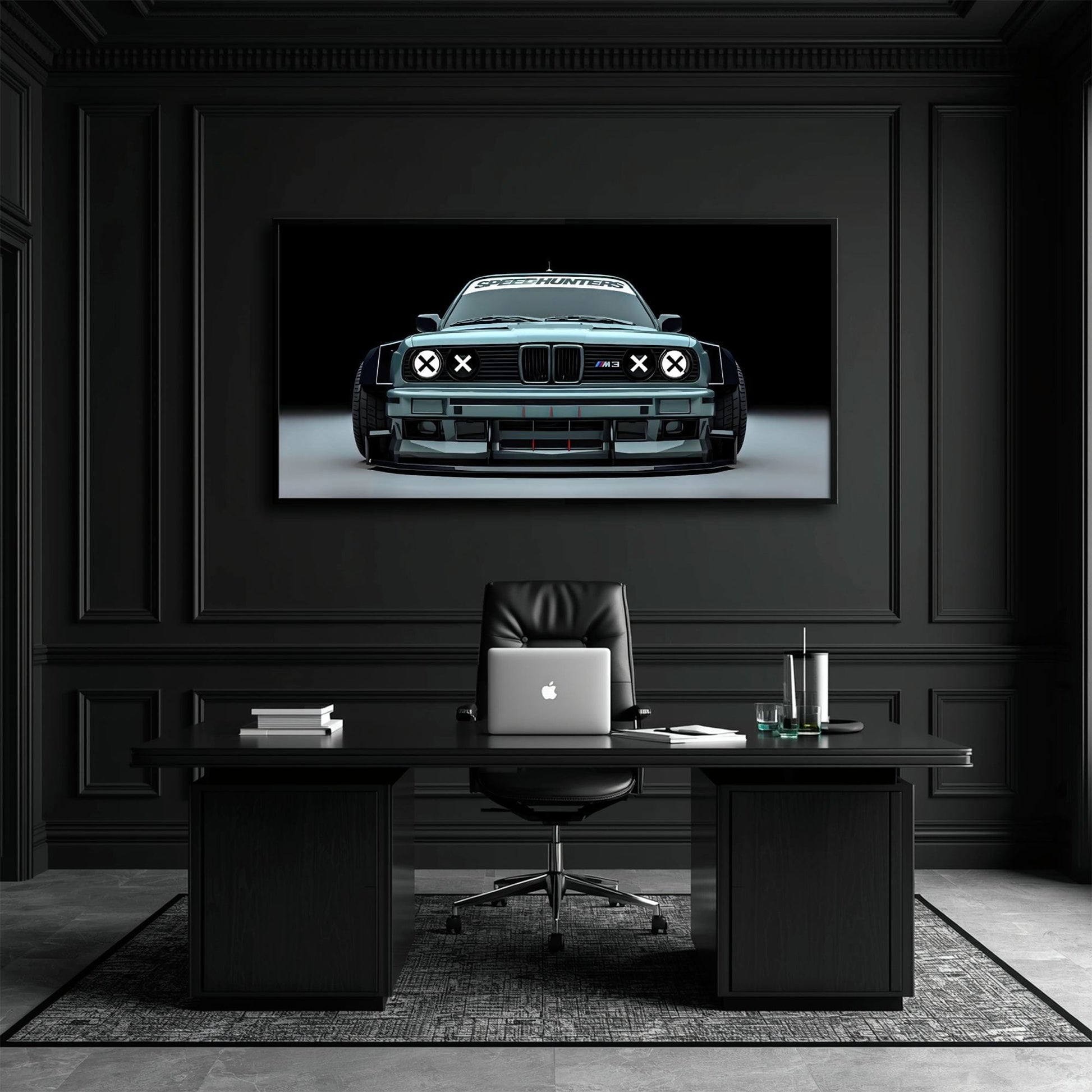 BMW M3 Canvas Print– Vintage Car Wall Art-BMW Wall Decor Cars