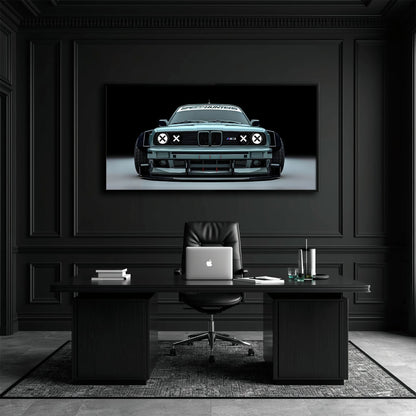 BMW M3 Canvas Print– Vintage Car Wall Art-BMW Wall Decor Cars