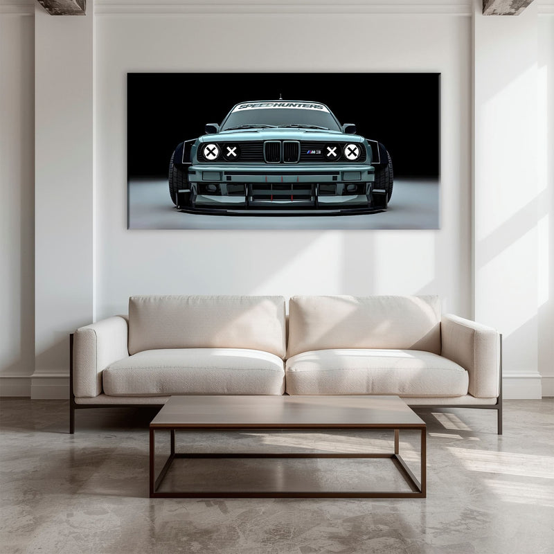 BMW M3 Canvas Print– Vintage Car Wall Art-BMW Wall Decor Cars