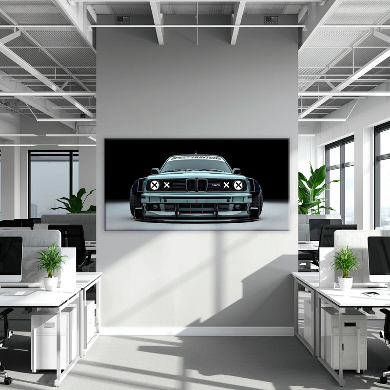 BMW M3 Canvas Print– Vintage Car Wall Art-BMW Wall Decor Cars