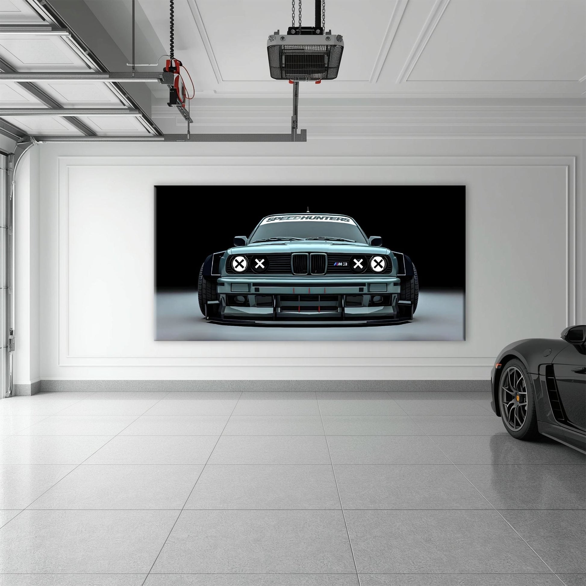 BMW M3 Canvas Print– Vintage Car Wall Art-BMW Wall Decor Cars