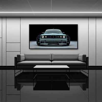 BMW M3 Canvas Print– Vintage Car Wall Art-BMW Wall Decor Cars