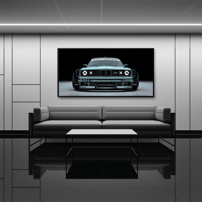 BMW M3 Canvas Print– Vintage Car Wall Art-BMW Wall Decor Cars