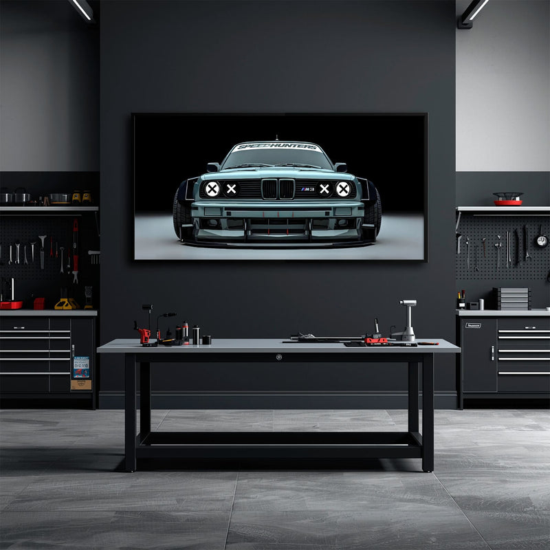 BMW M3 Canvas Print– Vintage Car Wall Art-BMW Wall Decor Cars
