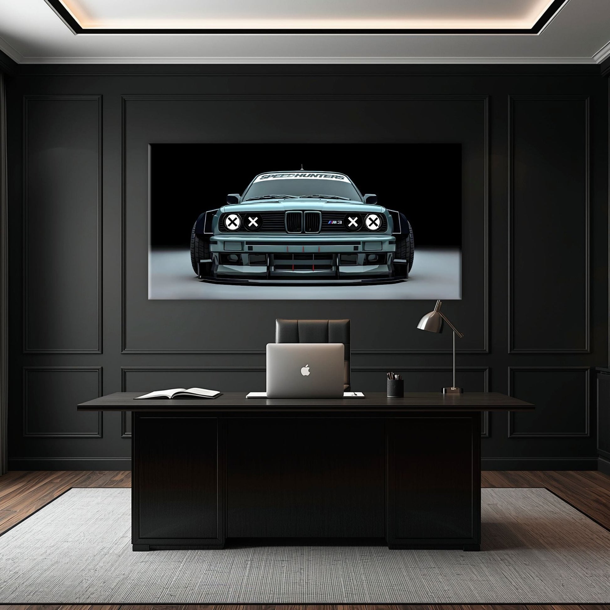 BMW M3 Canvas Print– Vintage Car Wall Art-BMW Wall Decor Cars