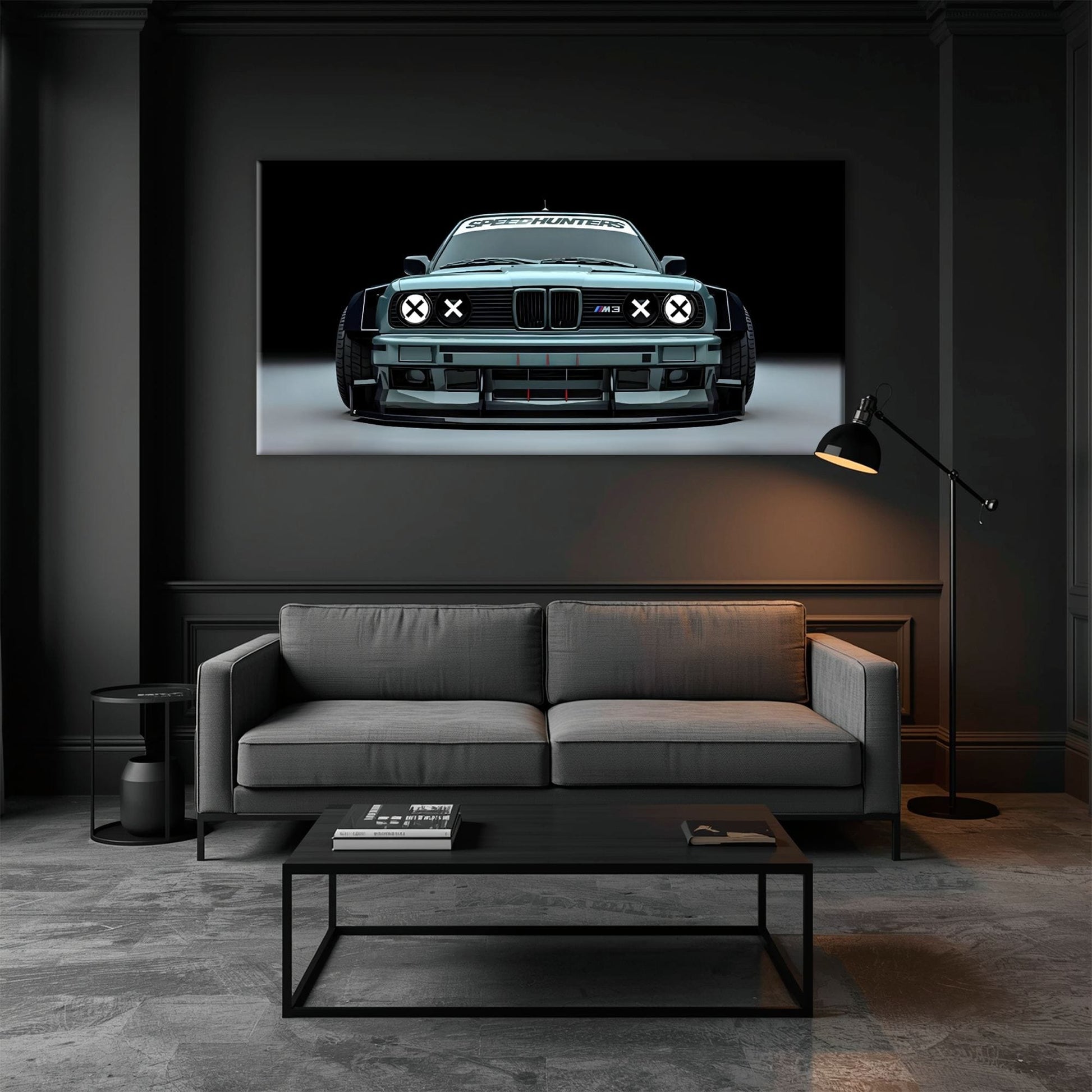 BMW M3 Canvas Print– Vintage Car Wall Art-BMW Wall Decor Cars