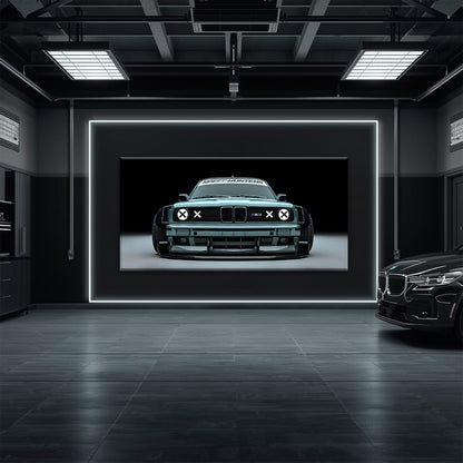 BMW M3 Canvas Print– Vintage Car Wall Art-BMW Wall Decor Cars