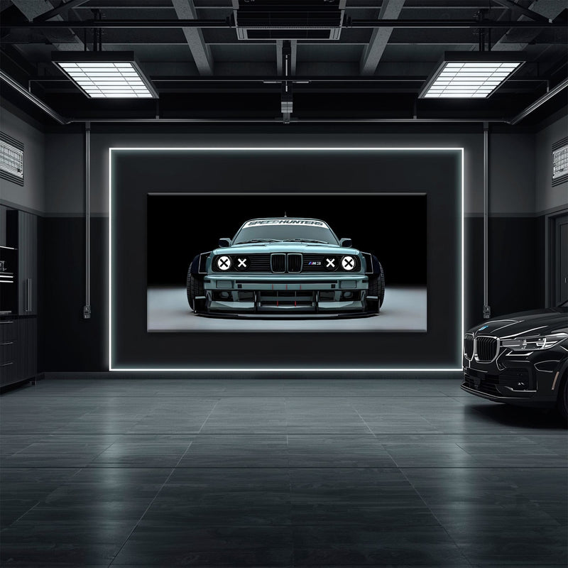 BMW M3 Canvas Print– Vintage Car Wall Art-BMW Wall Decor Cars