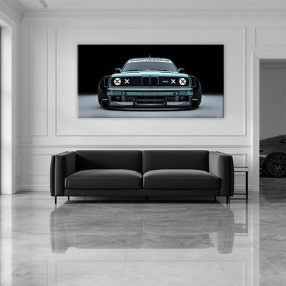 BMW M3 Canvas Print– Vintage Car Wall Art-BMW Wall Decor Cars