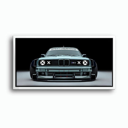 BMW M3 Canvas Print– Vintage Car Wall Art-BMW Wall Decor Cars