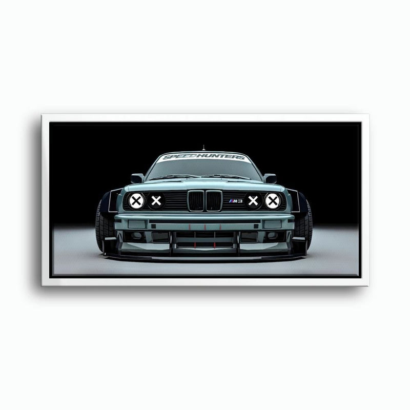 BMW M3 Canvas Print– Vintage Car Wall Art-BMW Wall Decor Cars