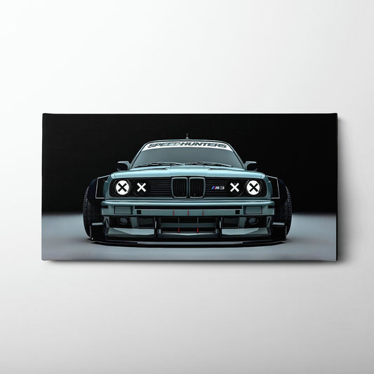 BMW M3 Canvas Print– Vintage Car Wall Art-BMW Wall Decor Cars