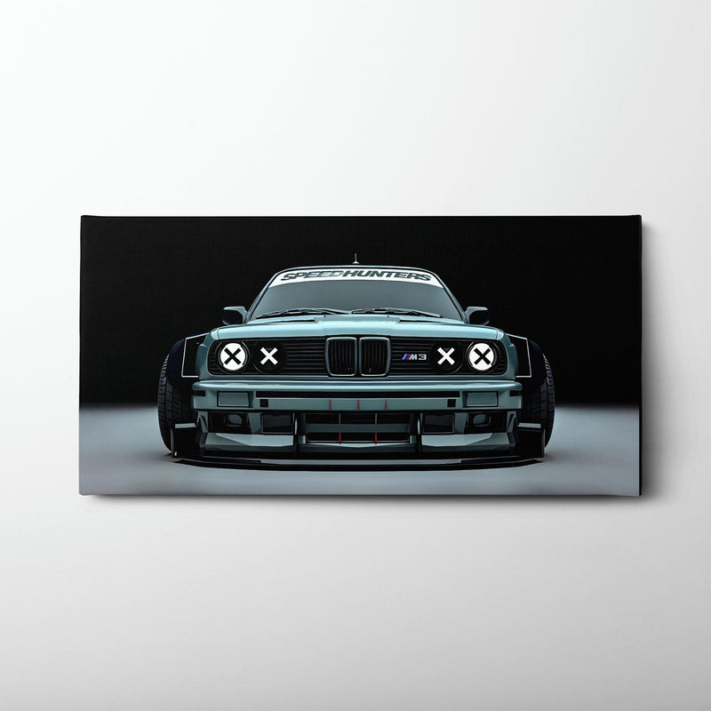 BMW M3 Canvas Print– Vintage Car Wall Art-BMW Wall Decor Cars