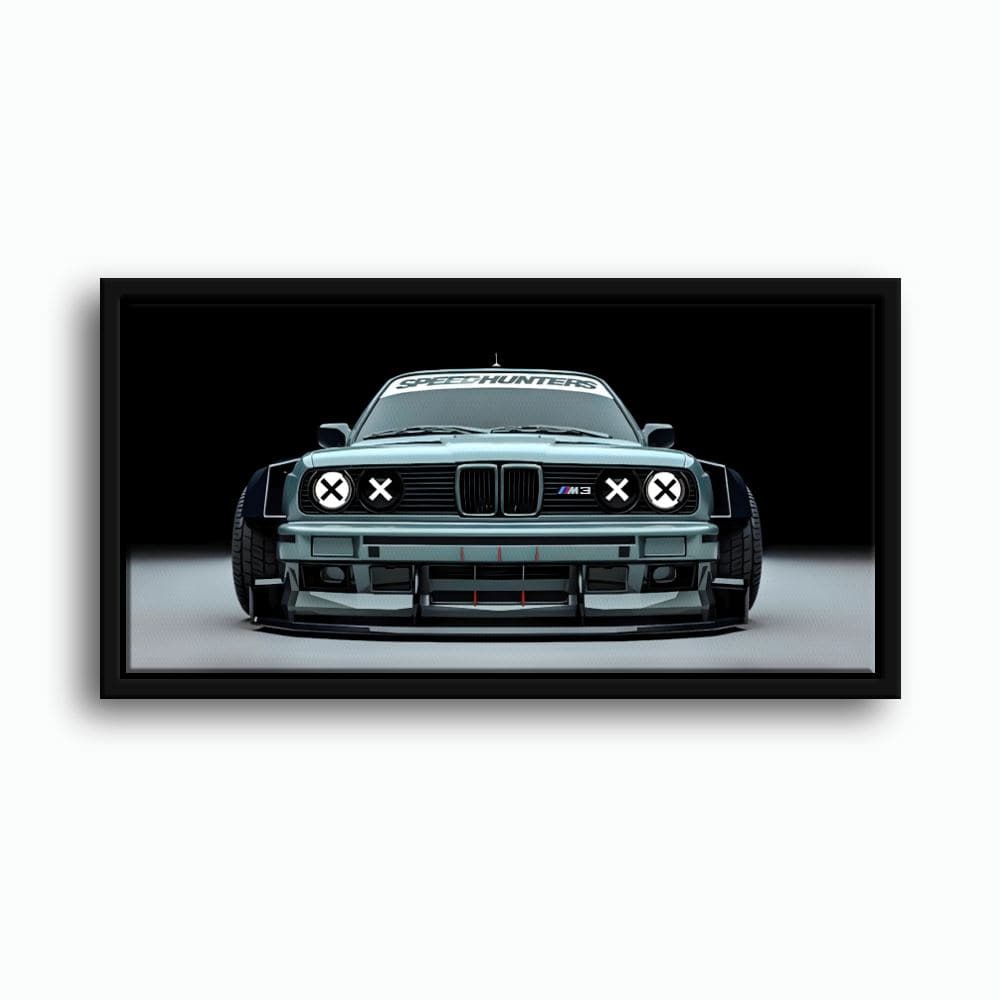 BMW M3 Canvas Print– Vintage Car Wall Art-BMW Wall Decor Cars