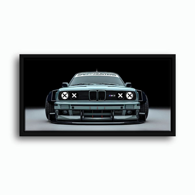 BMW M3 Canvas Print– Vintage Car Wall Art-BMW Wall Decor Cars
