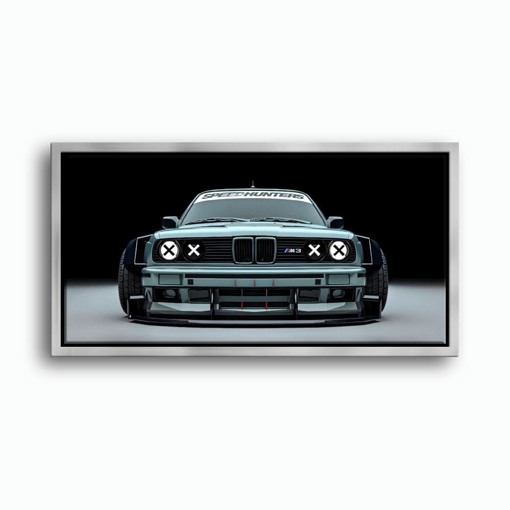 BMW M3 Canvas Print– Vintage Car Wall Art-BMW Wall Decor Cars