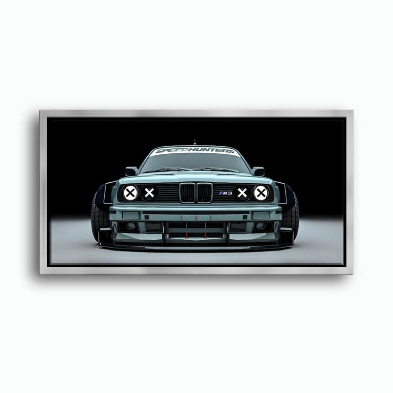 BMW M3 Canvas Print– Vintage Car Wall Art-BMW Wall Decor Cars