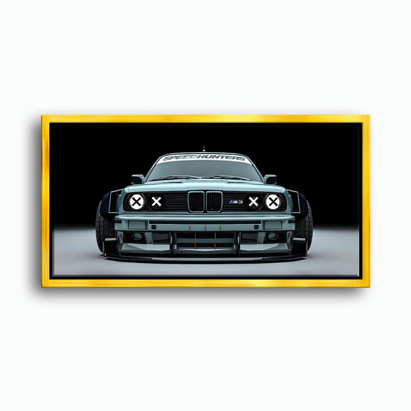 BMW M3 Canvas Print– Vintage Car Wall Art-BMW Wall Decor Cars