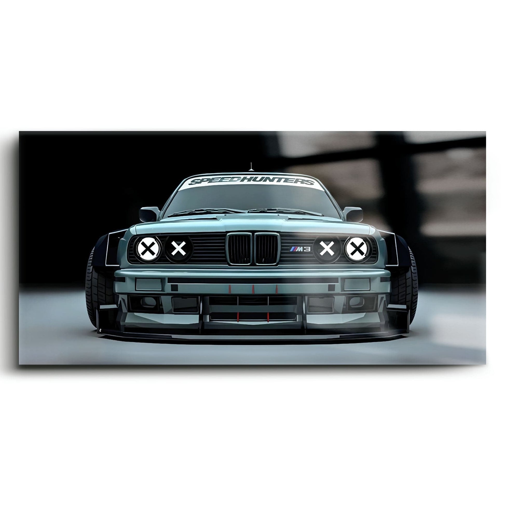 BMW M3 Canvas Print– Vintage Car Wall Art-BMW Wall Decor Cars
