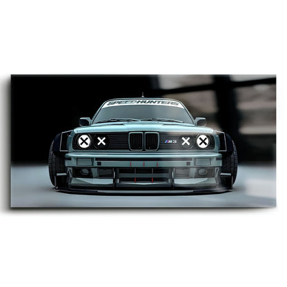 BMW M3 Canvas Print– Vintage Car Wall Art-BMW Wall Decor Cars