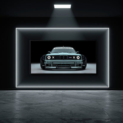 BMW M3 Canvas Print– Vintage Car Wall Art-BMW Wall Decor Cars