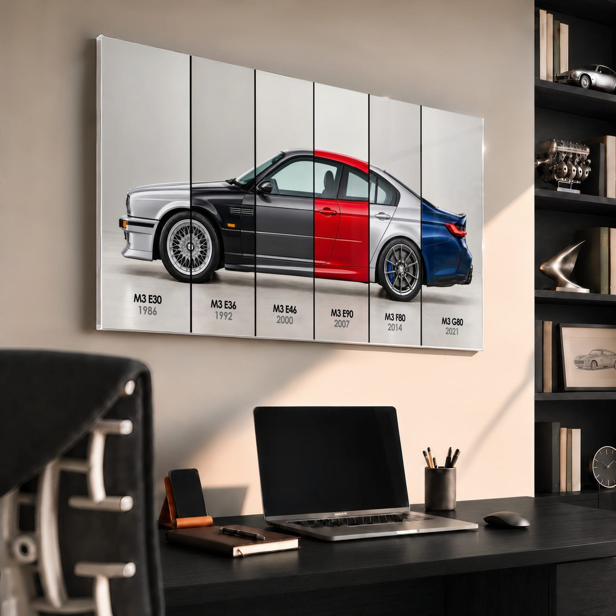 BMW M3 Evolution Poster & Canvas Wall Art | Caveson Cars