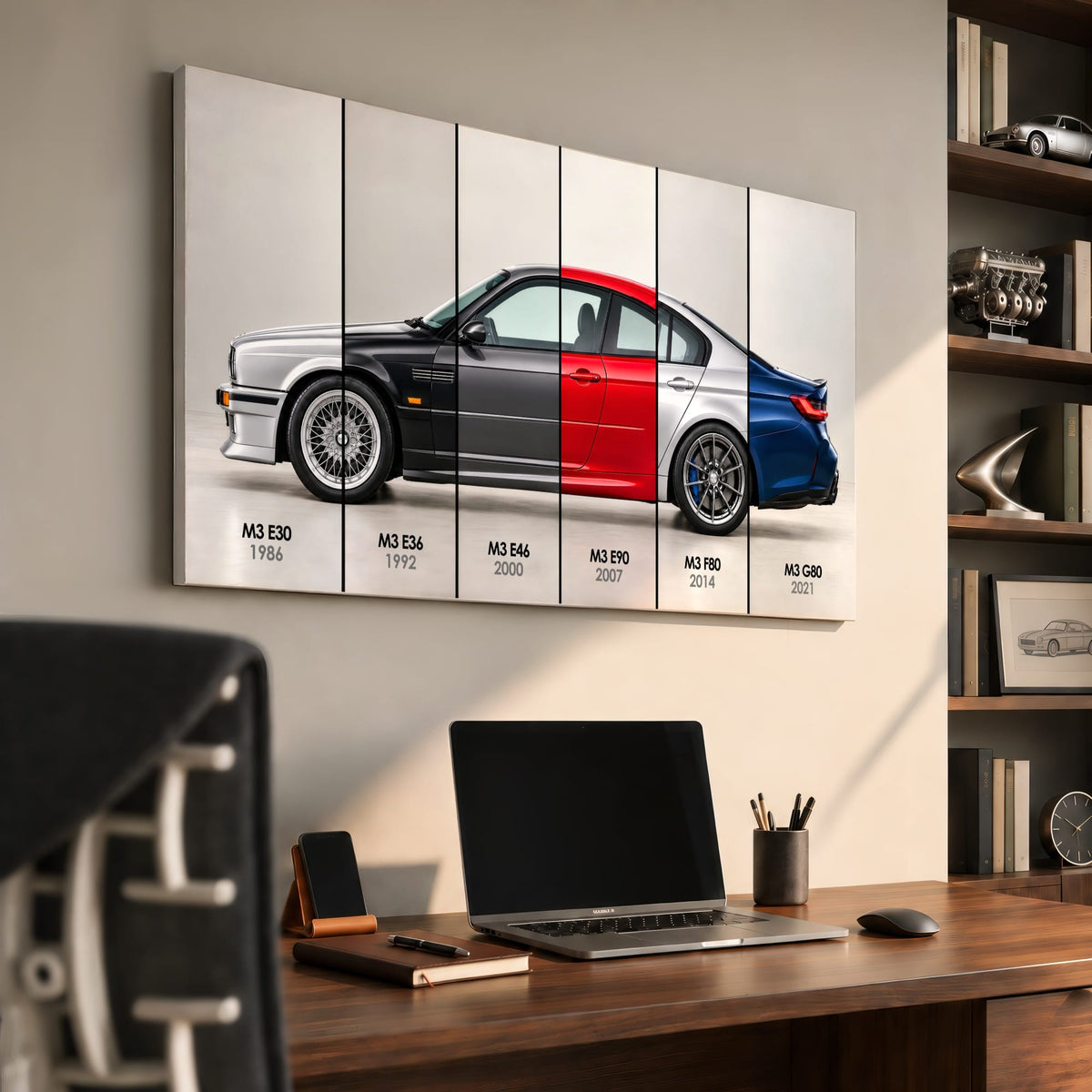 BMW M3 Evolution Poster & Canvas Wall Art | Caveson Cars