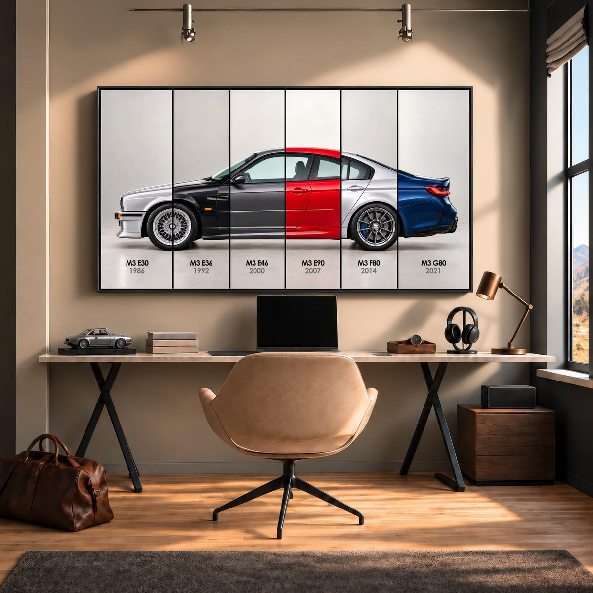 BMW M3 Evolution Poster & Canvas Wall Art | Caveson Cars