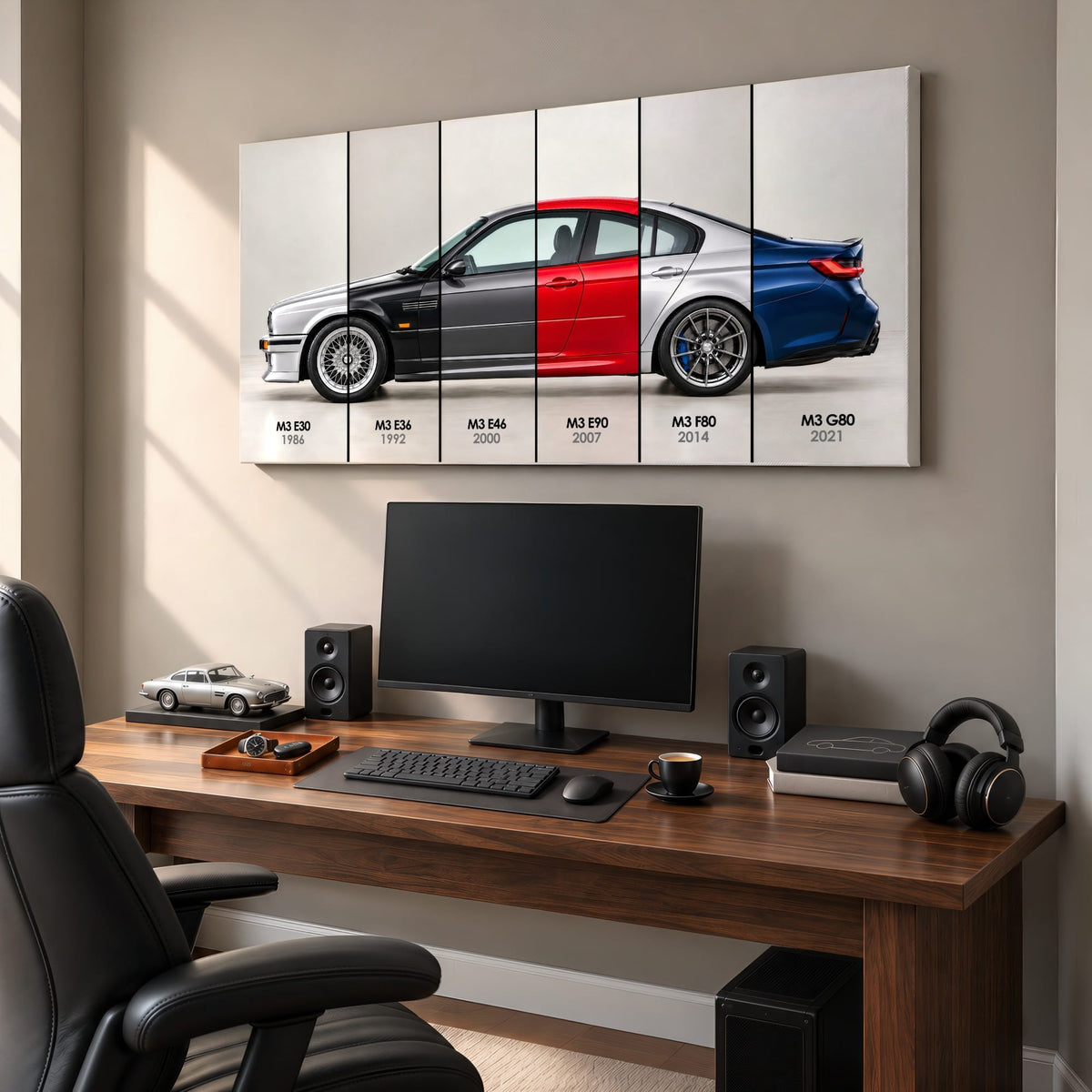 BMW M3 Evolution Poster & Canvas Wall Art | Caveson Cars