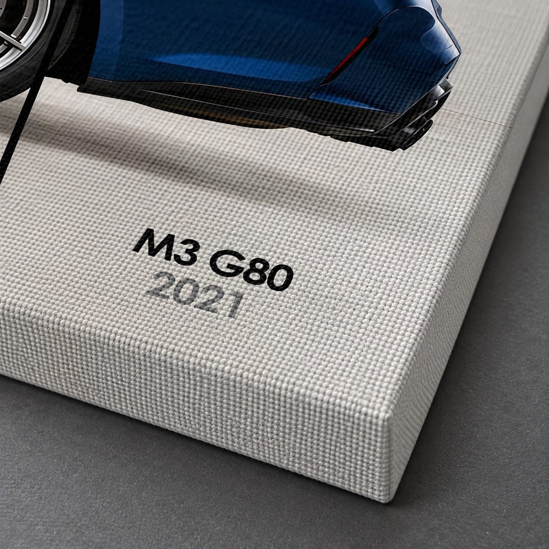 BMW M3 Evolution Poster & Canvas Wall Art | Caveson Cars