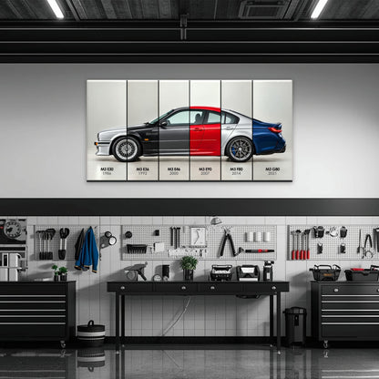 BMW M3 Evolution Poster & Canvas Wall Art | Caveson Cars