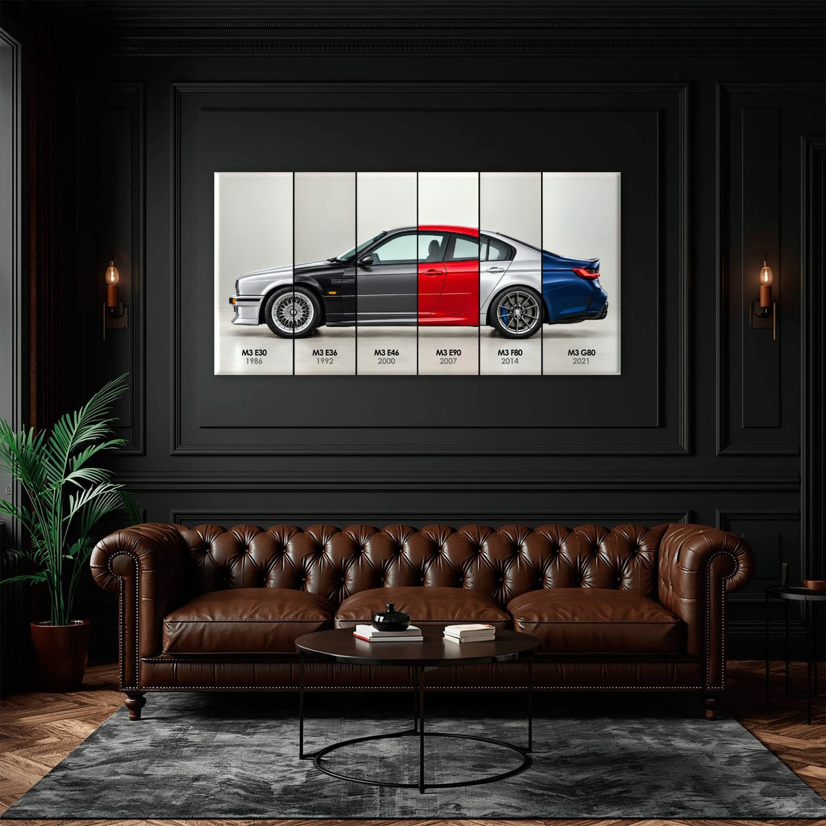 BMW M3 Evolution Poster & Canvas Wall Art | Caveson Cars
