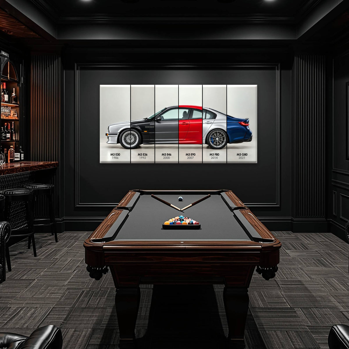 BMW M3 Evolution Poster & Canvas Wall Art | Caveson Cars
