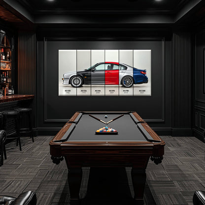 BMW M3 Evolution Poster & Canvas Wall Art | Caveson Cars