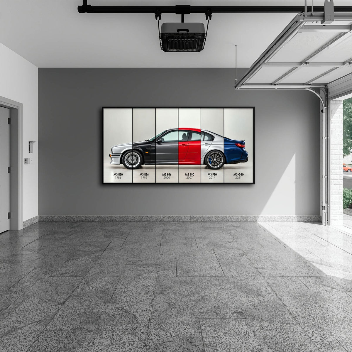 BMW M3 Evolution Poster & Canvas Wall Art | Caveson Cars