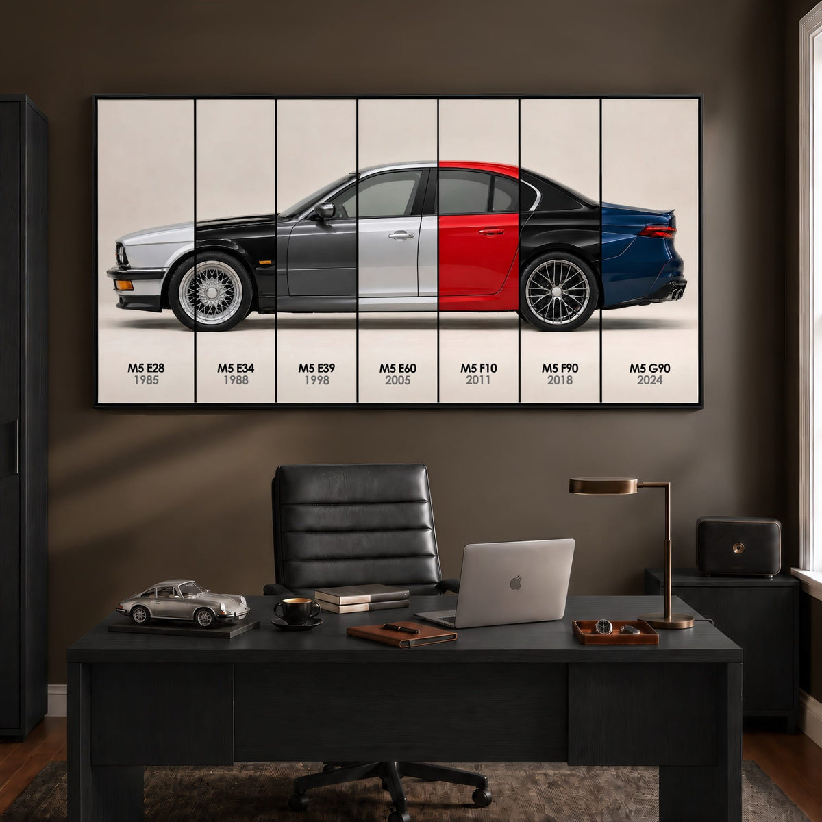 BMW M5 Evolution Poster & Canvas Wall Art | Caveson Cars