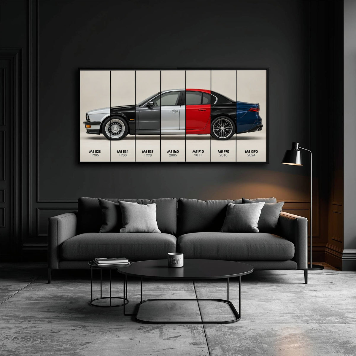 BMW M5 Evolution Poster & Canvas Wall Art | Caveson Cars