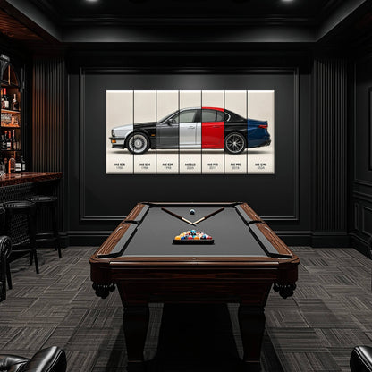 BMW M5 Evolution Poster & Canvas Wall Art | Caveson Cars