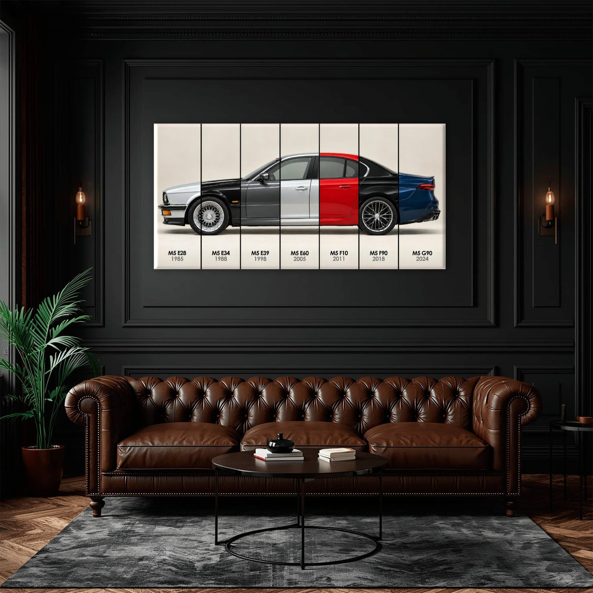 BMW M5 Evolution Poster & Canvas Wall Art | Caveson Cars