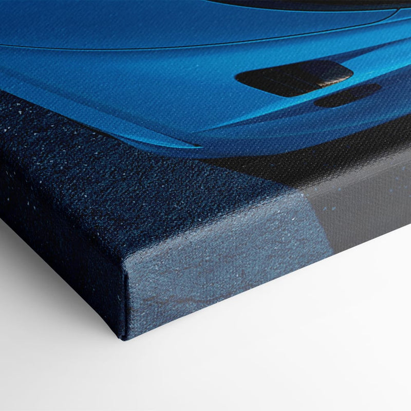 Bugatti Chiron Pur Sport Blue Apex Wall Art – Hypercar Canvas Print Cars