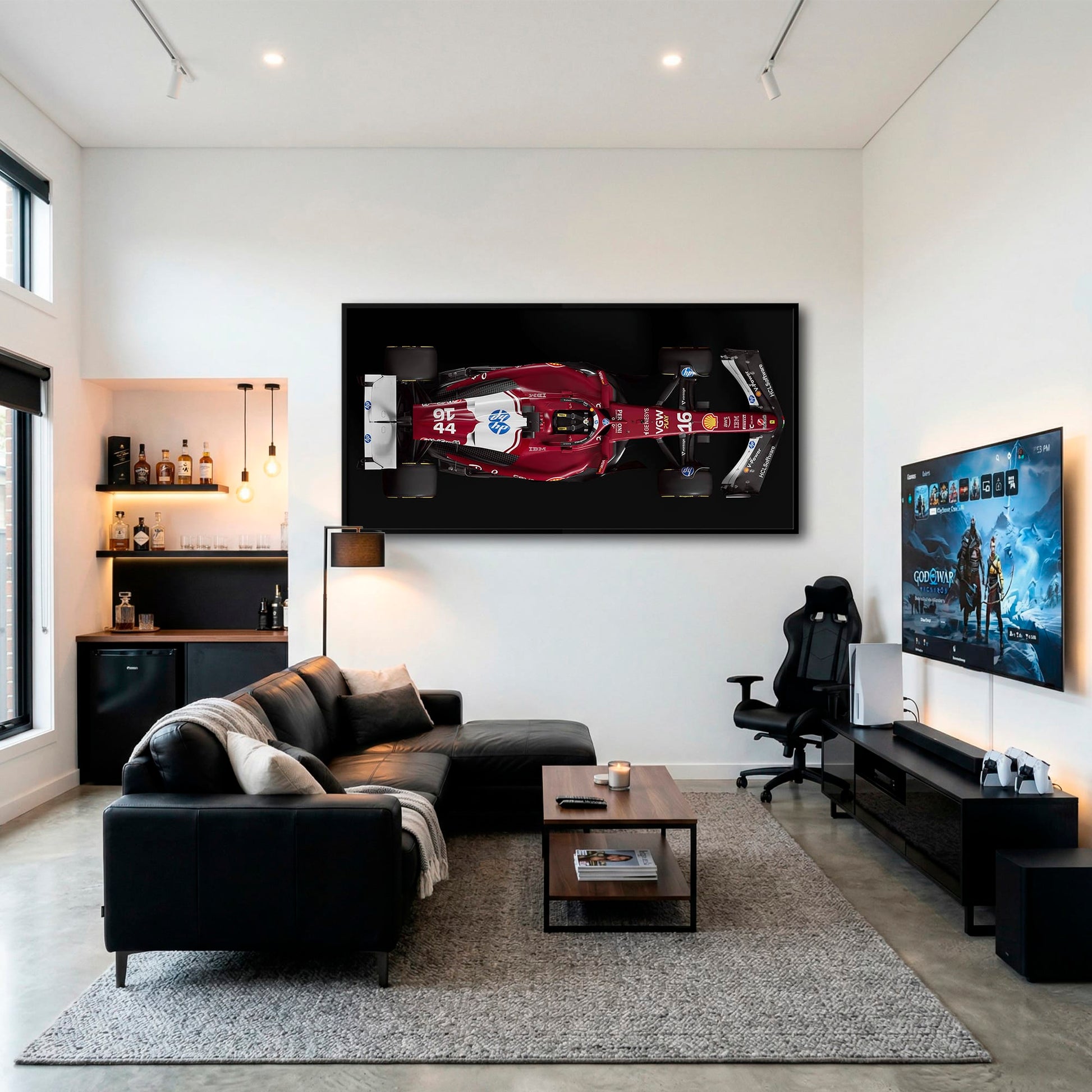 Bugatti Don’t Stop Wall Art – Black Hypercar Motivational Canvas Print Cars