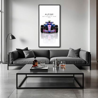 BWT Alpine F1 Team A526 Wall Art | Formula 1 Decor Cars