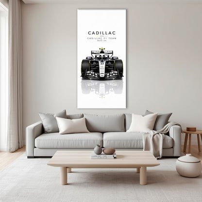 Cadillac F1 Team MAC-26 Wall Art | Formula 1 Decor Cars