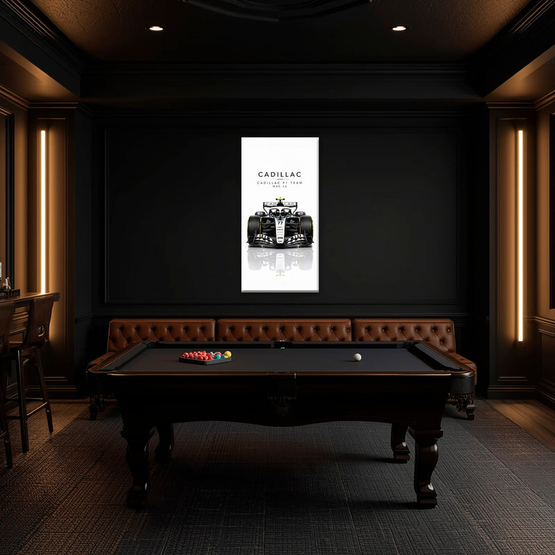 Cadillac F1 Team MAC-26 Wall Art | Formula 1 Decor Cars