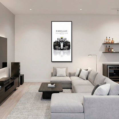 Cadillac F1 Team MAC-26 Wall Art | Formula 1 Decor Cars