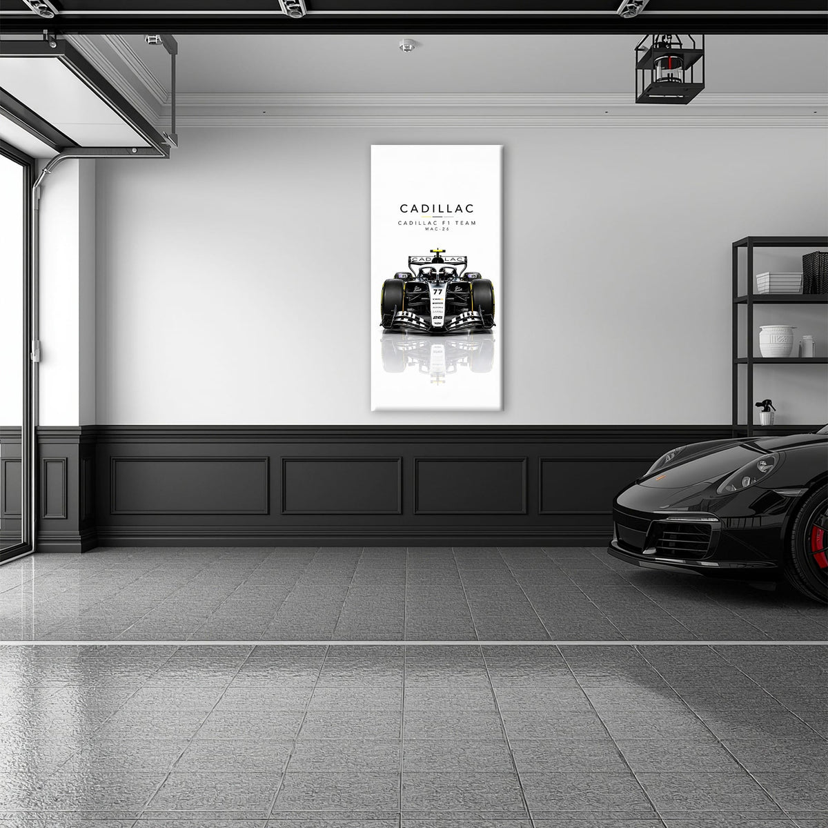 Cadillac F1 Team MAC-26 Wall Art | Formula 1 Decor Cars